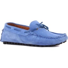 Resim Sail Laker's - Mavi Süet Erkek Loafer 101-3791-11169 
