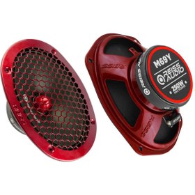 Resim REISS AUDIO Rs-m69y Oval Kurşun Göbek 6x9 Oto Midrange Hoparlör Çifti 500w-200w Rms 