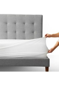 Resim Dört Mevsim Tek Kişilik Alez Fitted Sıvı Geçirmez Yatak Koruyucu (435604955) 