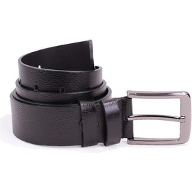 Resim Dagoster Dmk26-464dg Siyah 4 Cm Hakiki Deri Erkek Kemer 