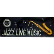 Resim Pano Saksafon Vintage Müzik Temalı Dekoratif Hediyelik 