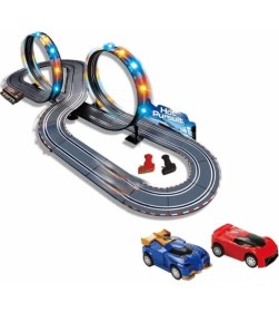 Resim Sunman 1:43 Slot Racing Işıklı Kumandalı Yarış Pisti 