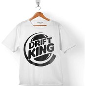 Resim Kendim Seçtim Drıft Kıng Burger Drıft Kralı Roll Araba Yarışı Çocuk T-Shirt 