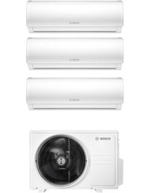 Resim Bosch Multi Split Inverter Klima 36000 Btu 1 Dış + 3 Iç Ünite (9000 + 12000 + 18000 Btu) 