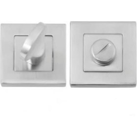 Resim Condi Kare Wc Mandalı 12 Saten Krom 