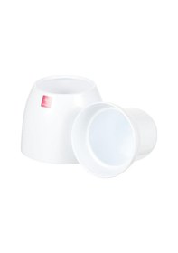 Resim Duo Beyaz Gövde Sap Beyaz Tuvalet Fırçası M-e18-01-01 Siyah 