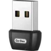 Resim Go-Des Go Des GD-BT113 USB Bluetooth Adaptör V5.0 2.4 Ghz 3 Mbps Aktarım Hızı 