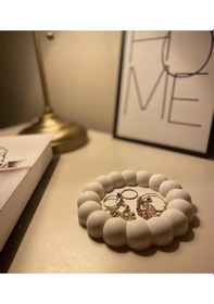 Resim Bubble Dekoratif Tabak Bardak Altlığı Takı Tabağı 