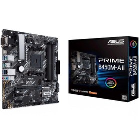 Resim Asus Prime B450M-A II AM4 Ryzen DDR4 Vga Dvi Hdmi Orjinal - Faturalı - Garantili Ürünler - Hızlı Gönderim