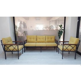 Resim Safir 3 1 1 Bahçe,balkon,teras,cafe,çay Seti,oturma Grubu,koltuk Takımı,ofis Koltuk Sarı 