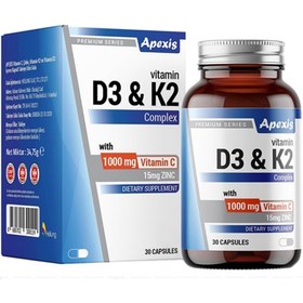 Resim Rodrigo Apexis D3 & K2 Complex 30 Kapsül 