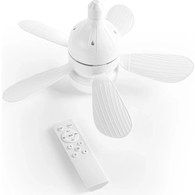 Resim Kumtel KTF-201 LED Işıklı Uzaktan Kumandalı Tavan Vantilatörü 4 Kademe Hız Özelliği ile Enerji Tasarruflu 