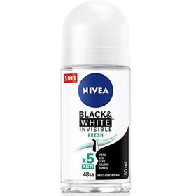 Resim Nivea Invisible Black White Fresh Kadın Deodorant Roll-on 50 ml 