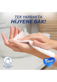 Resim Selpak El ve Yüz Havlusu Kutulu 10 x 80 Yaprak 