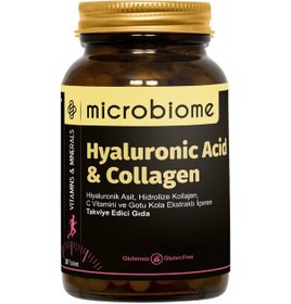 Resim Microbiome Hyaluronic Acid & Collagen 30 Tablet 