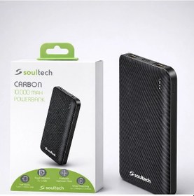 Resim Soultech Carbon 10.000 Mah Powerbank Hızlı Şarj Ve Taşınabilir Güç Çok Renkli 