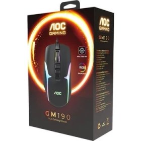 Resim aoc gm180b-la kablolu rgb gaming mouse 