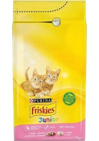 Resim Friskies Junior Tavuklu Sütlü Yavru Kedi Maması 1500 G 