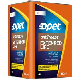Resim Opet Extended Life Turuncu Antifriz 16 Kg 