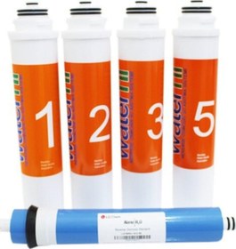 Resim Sulook Fil-tek Waterlife Uyumlu Tak Çevir 5'li Filtre Takım 