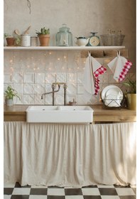 Resim Kurulama Bezi Fırfırlı Retro 2 Li Kırmızı 