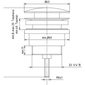 Resim Eca Pirinç Krom Bas Aç Bırak Pop Up Taşmalı Taşmasız Lavabo Sifon 