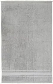 Resim Gri Bordür detaylı Banyo Havlusu 100x150cm GRİ 