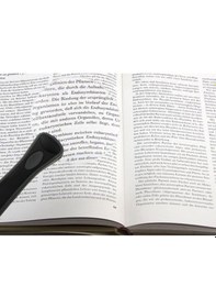 Resim Büro Ev Ofis Hediyesi İçin 2,5x Büyütür 90mm 2led Işıklı Büyüteç Aydınltmalı Okuma Büyüteci 