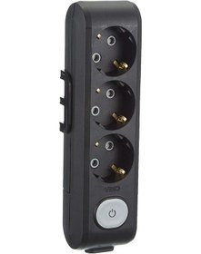 Resim Multi-let Siyah Priz Anahtarlı Lı Çocuk Korumalı Klemensli 1 