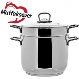 Resim Karaca Mutfaksever İndüksiyon Tabanlı Çelik Spagetti Tenceresi 