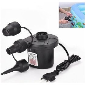 Resim Youtek Ev Ve Araç İçin Elektrikli Hava Pompa - 50w, 110-240v, Şişirme/boşaltma, 3 Adaptör, Havlu Yatak, Havuz Oyuncakları, Kolay Kullanıma Uygun 
