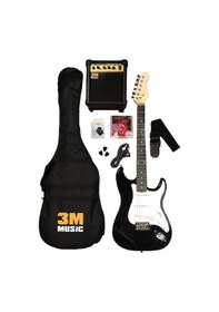 Resim Elektro Gitar Full Set Gün Batımı 