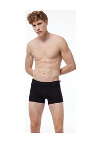 Resim Malabadi Erkek Siyah 3 Lü Paket Modal Kısa Boxer 011 