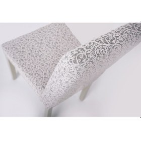 Resim Bej Jakarlı Esnek Model 6'Lı Sandalye Kılıfı 