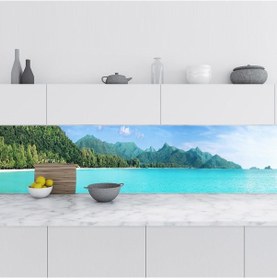 Resim Mutfak Tezgah Arası Folyo Fayans Kaplama Folyosu Tayland Ada 