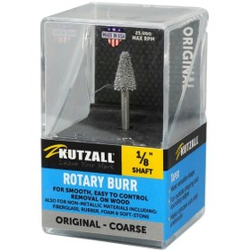 Resim Kutzall T-14-e Konik Çam Tipi Törpü Kalın Diş 3.1 MM Sap 
