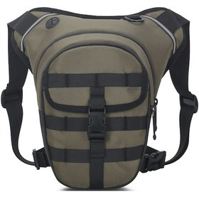 Resim Youtek Motorsiklet Bacak Çantası Yeşil - Su Geçirmez, Geniş Hacimli, Ayarlanabilir 60-150cm, Ve Yansıtıcı Çizgi Tasarımı Yeşil 