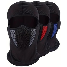 Resim Willowhaven Siyah Sıcak Nefes Alabilir Balakava - Motorcycle Kayak Outdoor Spor Başlığı 