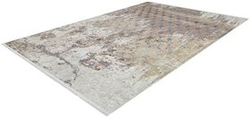 Resim Birgu Gri Modern Pamuk Makine Halısı 80x250 