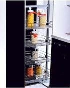 Resim Lüks Kiler Sistemi 170-185 cm arası 6 lı sepet, Genişlik-18 cm. 