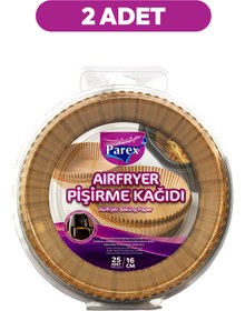 Resim Parex Airfryer Pişirme Kağıdı Hava Fritözü Airfryer Firitözü Airfryer Yağsız Firitöz 50 Adet 