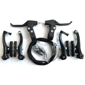 Resim karagöz motor Bisiklet MTB V Fren Takımı 