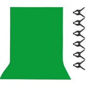 Resim Greenbox Chromakey Green Screen Yeşil Fon Perde(3 X6 M) 