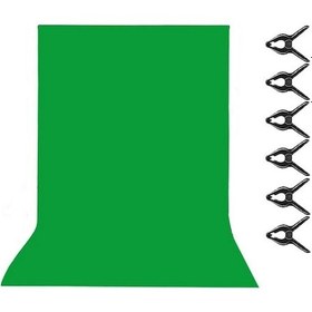 Resim Greenbox Chromakey Green Screen Yeşil Fon Perde(3 X6 M) 