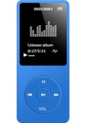 Resim Youtek İnce Ve Hafif Mp3 Çalar, Radyo Ve Kayıt Özellikli, 1.8 İnç Ekran, Açık Mavi 