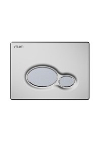 Resim Visam Aspendos Parlak Krom Gömme Rezervuar Kumanda Paneli 231-00 