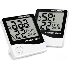 Resim markentegra Dijital Termometre Higrometre, Büyük LCD Ekran, İç Mekan Kullanımı 