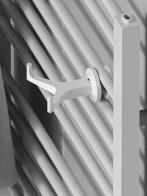 Resim Yeni Nesil,Banyo Askısı, Bornoz Askısı, Kolay Kurulum, Havlu Kıyafet Askıs, V Şeklinde(2 ADET) (beyaz) 