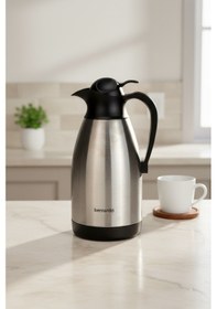 Resim Bernardo Grandio Çelik Termos Inox 2 Litre Gümüş - Gri 