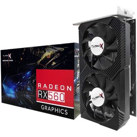 Resim TURBOX Arcade Hero N 4GB RX560 Amd GDDR5 128Bit Dvi.Hdmi.DP Çift Fan Ekran Kartı 